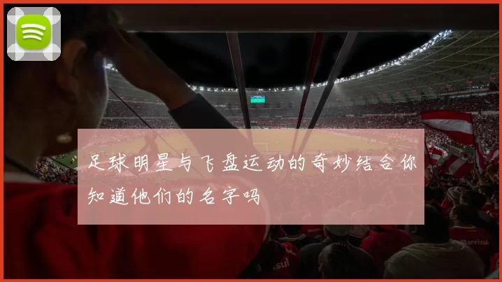 足球明星与飞盘运动的奇妙结合你知道他们的名字吗