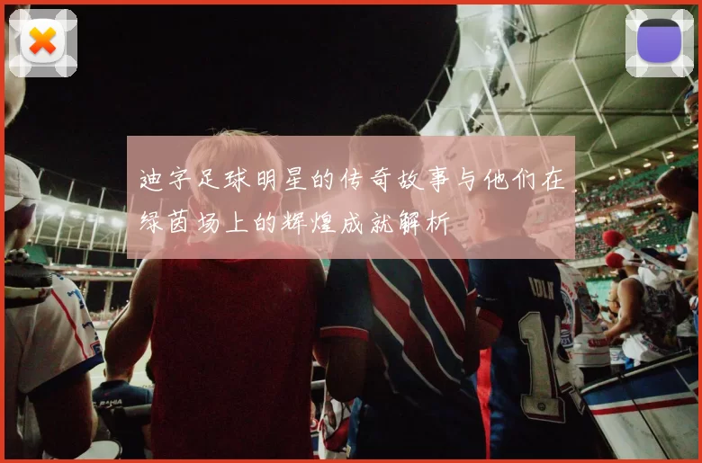 迪字足球明星的传奇故事与他们在绿茵场上的辉煌成就解析